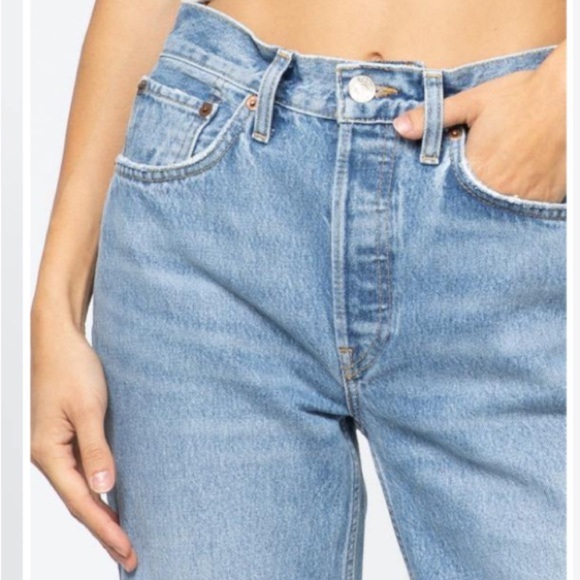Re/Done Comfy 90s High Waist Straight Leg Jeans - Picture 5 of 13